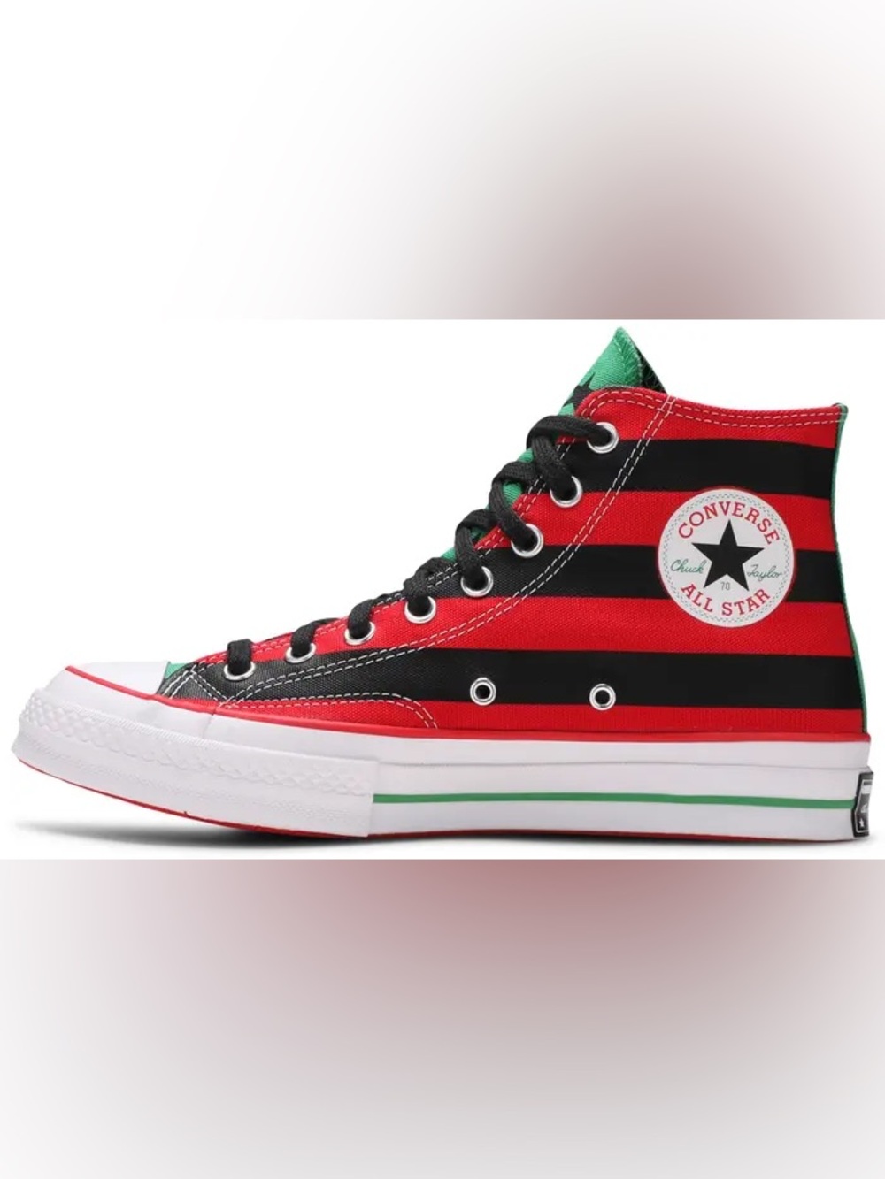 Converse All Star High-Top Sneakers in Denim Tears ♥️💚🖤